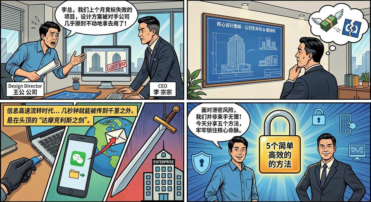 图纸泄密怎么办?分享五个防止图纸泄密的方法,简单好用!(图1) 图纸泄密怎么办?分享五个防止图纸泄密的方法,简单好用!(图1)