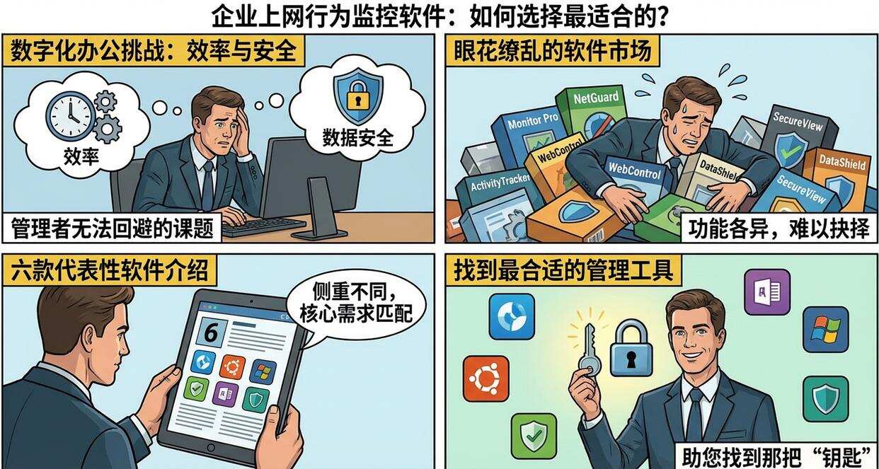 监控员工上网行为的软件有哪些?六款主流上网行为监控软件盘点,你适合哪个?(图1) 监控员工上网行为的软件有哪些?六款主流上网行为监控软件盘点,你适合哪个?(图1)