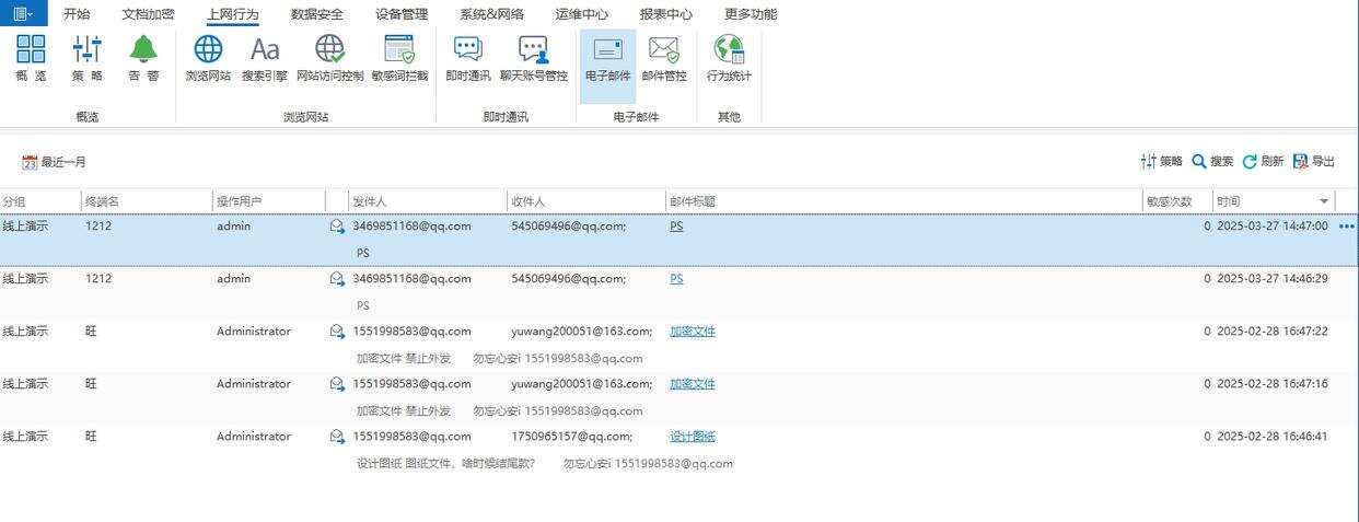 监控员工上网行为的软件有哪些?六款主流上网行为监控软件盘点,你适合哪个?(图4) 监控员工上网行为的软件有哪些?六款主流上网行为监控软件盘点,你适合哪个?(图4)