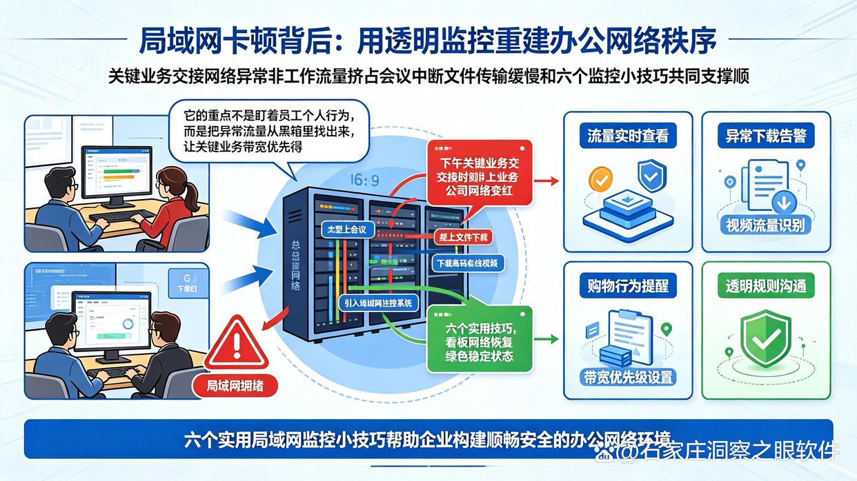 局域网监控怎么整?推荐六个局域网监控小技巧,分分钟掌握(图1) 局域网监控怎么整?推荐六个局域网监控小技巧,分分钟掌握(图1)