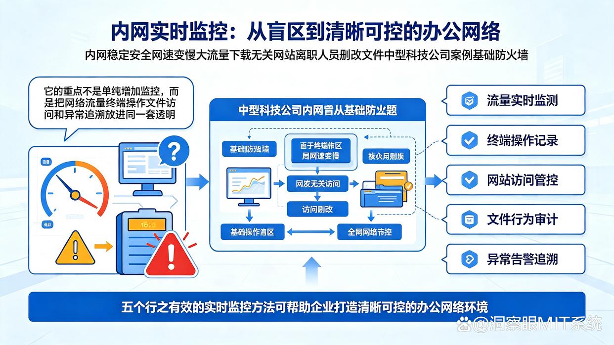 公司内网怎么监控？教你五个实时监控内网的方法，学起来(图1)