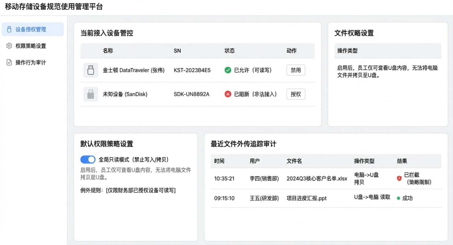 U 盘白名单如何配置？2026 年 5 款支持该功能的软件推荐(图4)