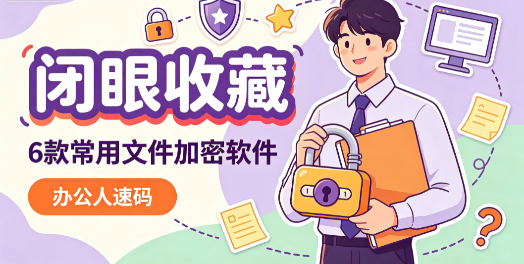 闭眼收藏|6 款常用文件加密软件|办公人速码(图1) image.png