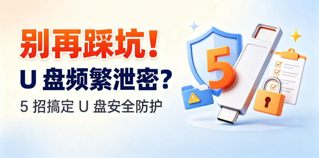别再踩坑!U 盘频繁泄密?5 招搞定 U 盘安全防护(图1) image.png