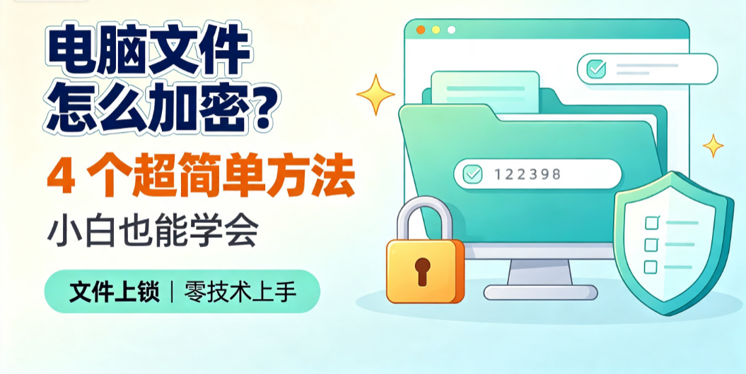 电脑文件怎么加密?4 个超简单方法|小白也能学会(图1) image.png