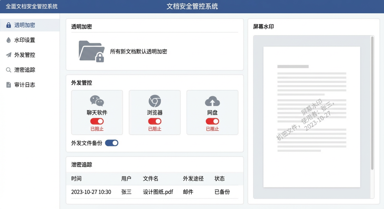图纸泄密怎么办?7 款防泄密软件,守住企业设计资产(图3) 图纸泄密怎么办?7 款防泄密软件,守住企业设计资产(图3)