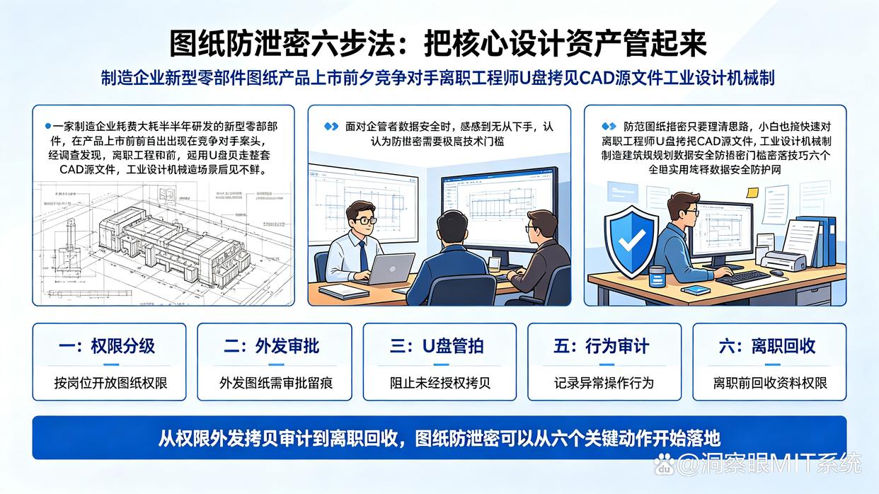 图纸泄密怎么弄？教你6个图纸防泄密小措施，新手也能学(图1)