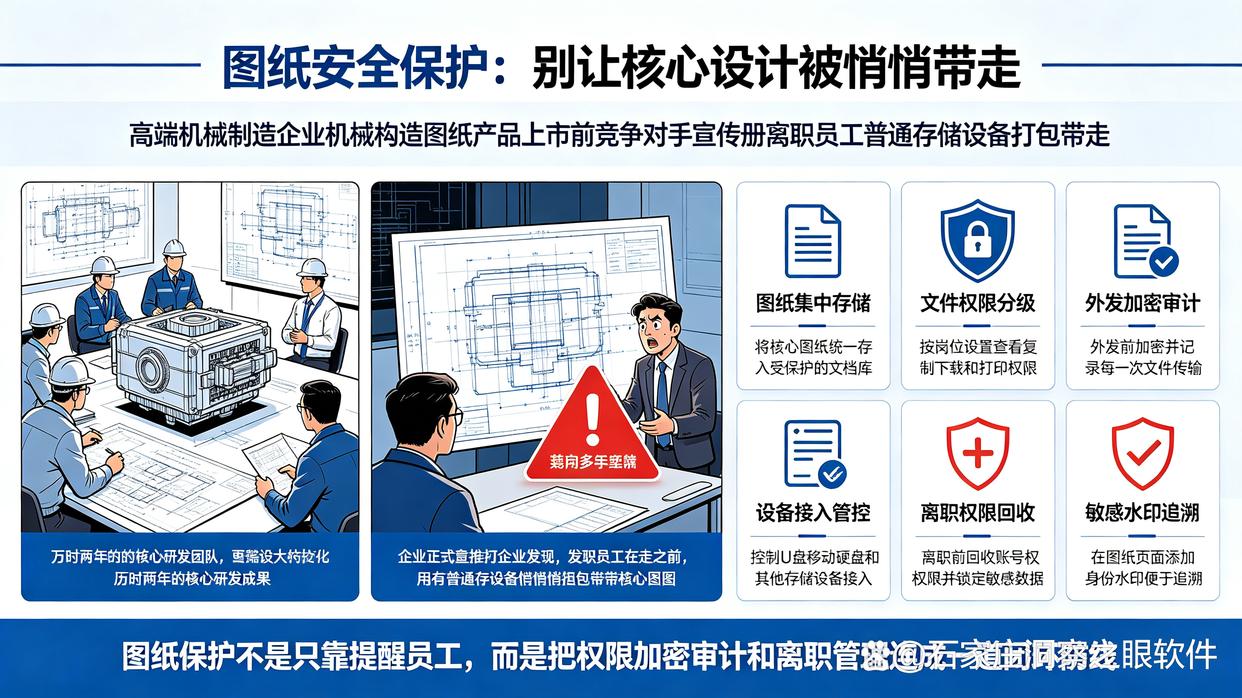 图纸泄密怎么办?推荐六个防图纸泄密的小技巧,守护图纸安全(图1) 图纸泄密怎么办?推荐六个防图纸泄密的小技巧,守护图纸安全(图1)