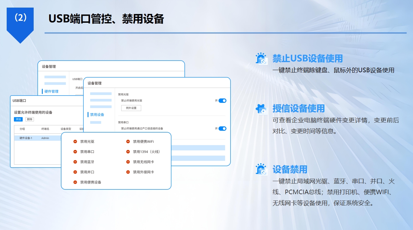USB 端口管控软件有哪些?6 款 USB 端口管控工具盘点(图2) USB 端口管控软件有哪些?6 款 USB 端口管控工具盘点(图2)