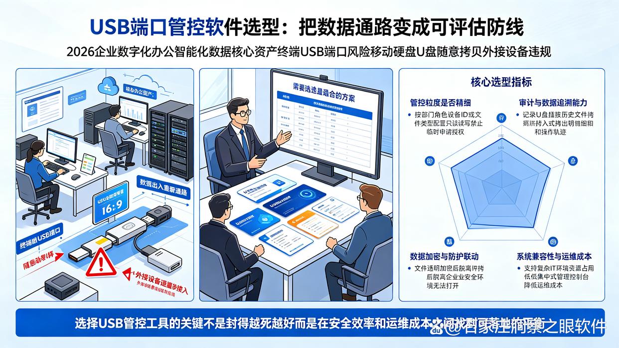 USB端口管控软件怎么选？分享五个常用的USB端口管控软件，码住