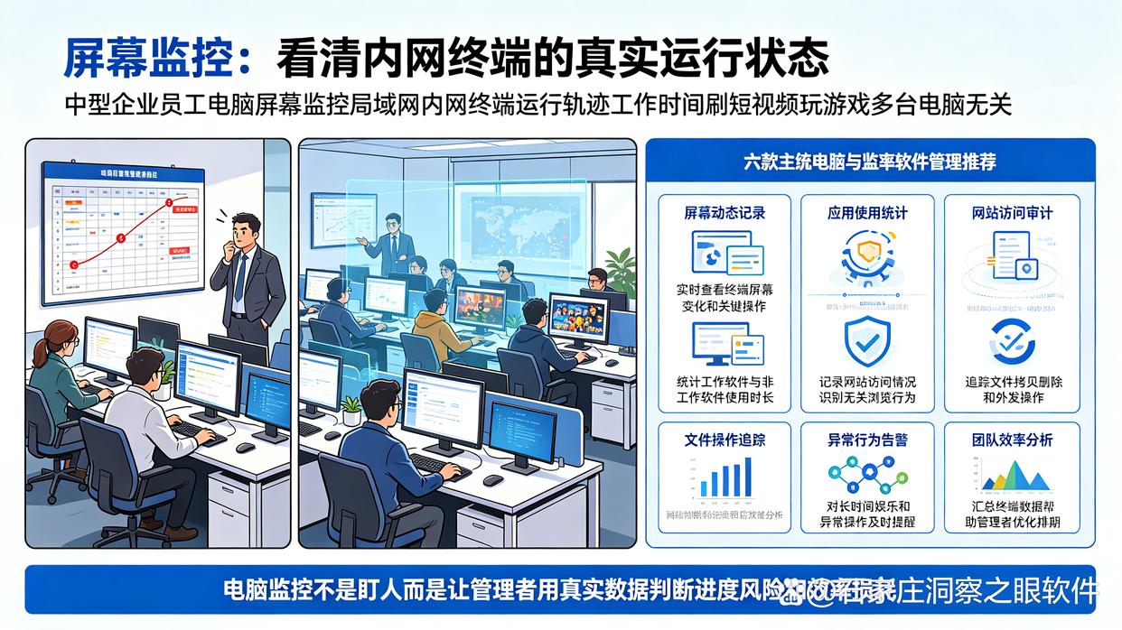 如何监控电脑？推荐六个电脑监控软件，轻松监控电脑动态