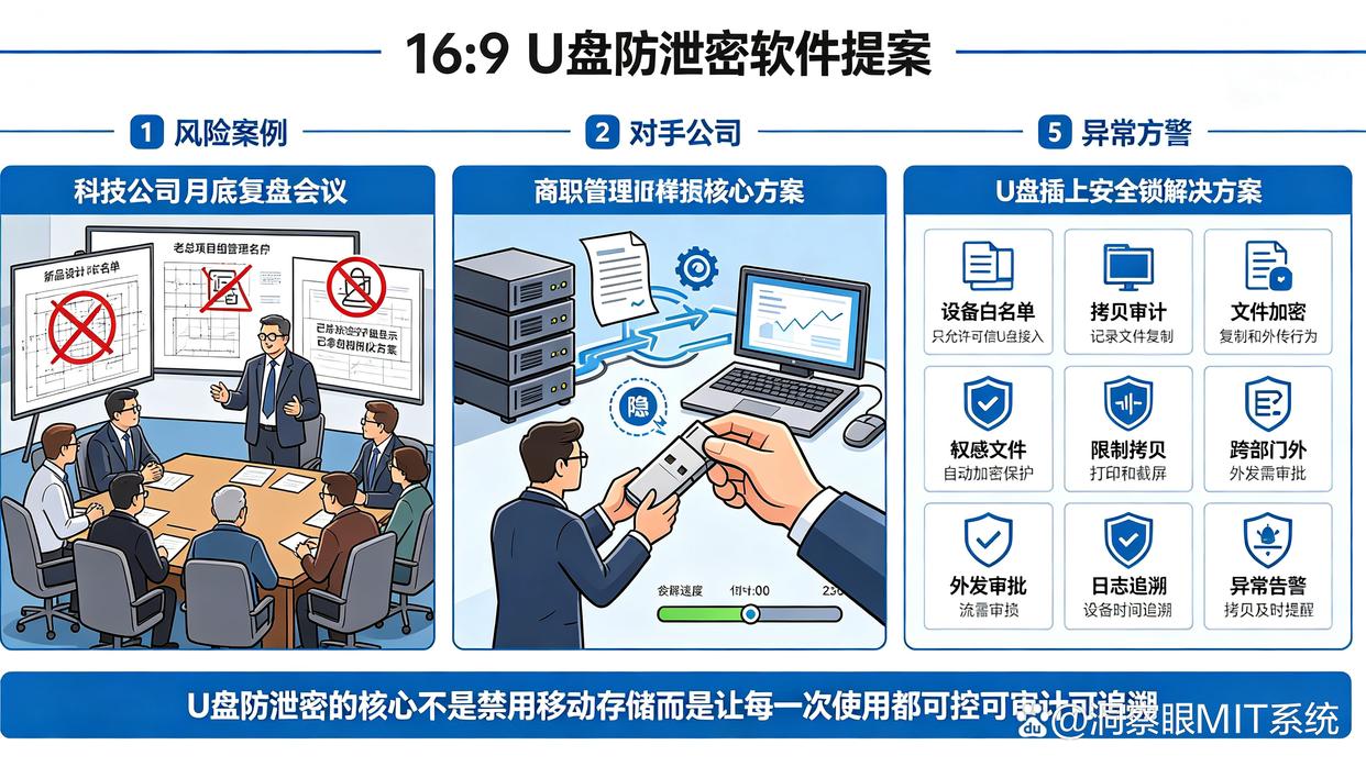 公司U盘文件被轻松拷走？推荐七款U盘防泄密软件，26年必备