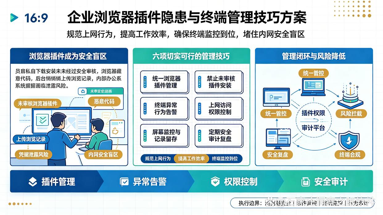 浏览器插件影响办公安全，怎么统一管理？教你六个小技巧，快收藏(图1)