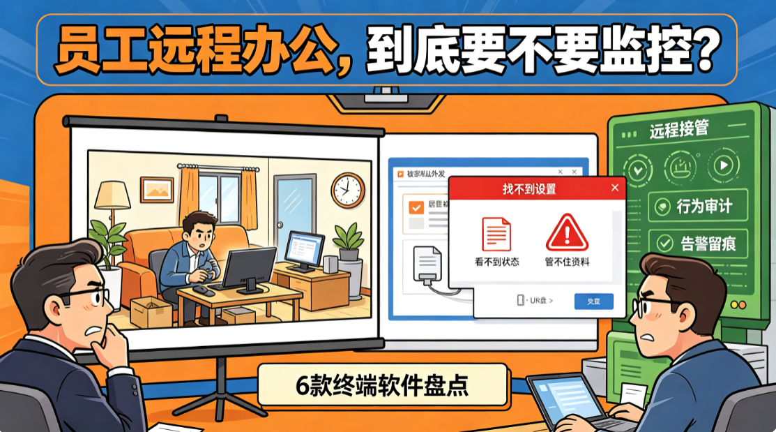 远程监控员工办公,有必要上电脑监控系统吗?6 款软件收好(图1) image.png