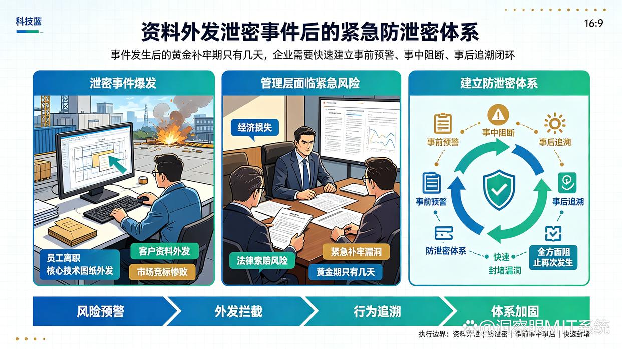 已经发生资料外发事件的公司怎么办？推荐六个防泄密软件，码住试试(图1)