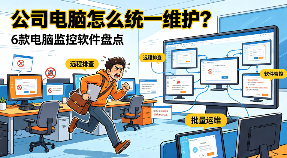 企业电脑统一维护怎么选?6 款电脑监控软件盘点(图1) image.png