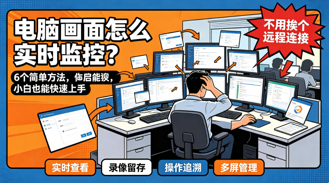 电脑画面怎么实时监控?分享 6 个简单方法,新手也能快速上手(图1) image.png