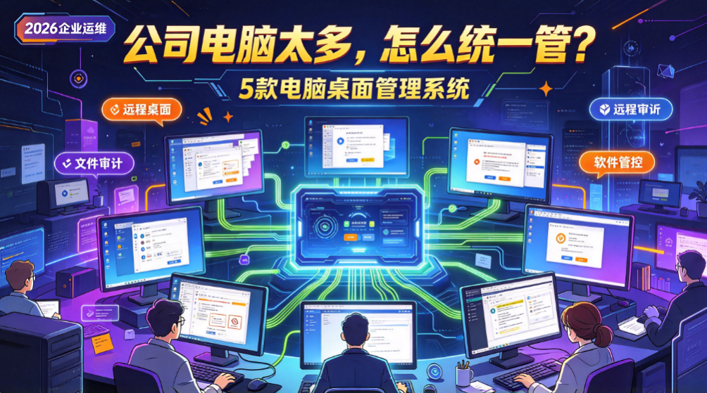 电脑桌面管理系统怎么选?5 款主流电脑桌面管理系统盘点(图1) 电脑桌面管理系统怎么选?5 款主流电脑桌面管理系统盘点(图1)