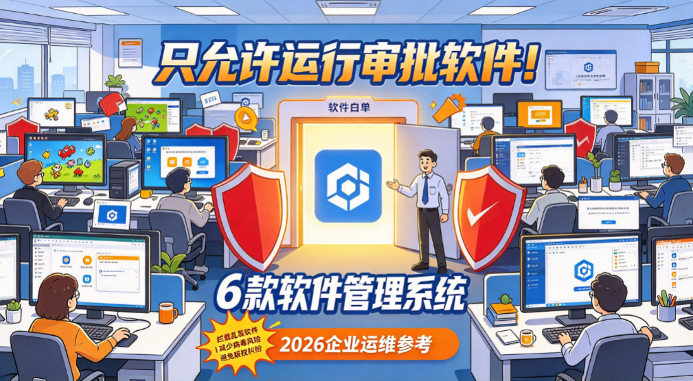 电脑软件怎么管控?仅放行授权软件,6 款管理系统盘点(图1) image.png