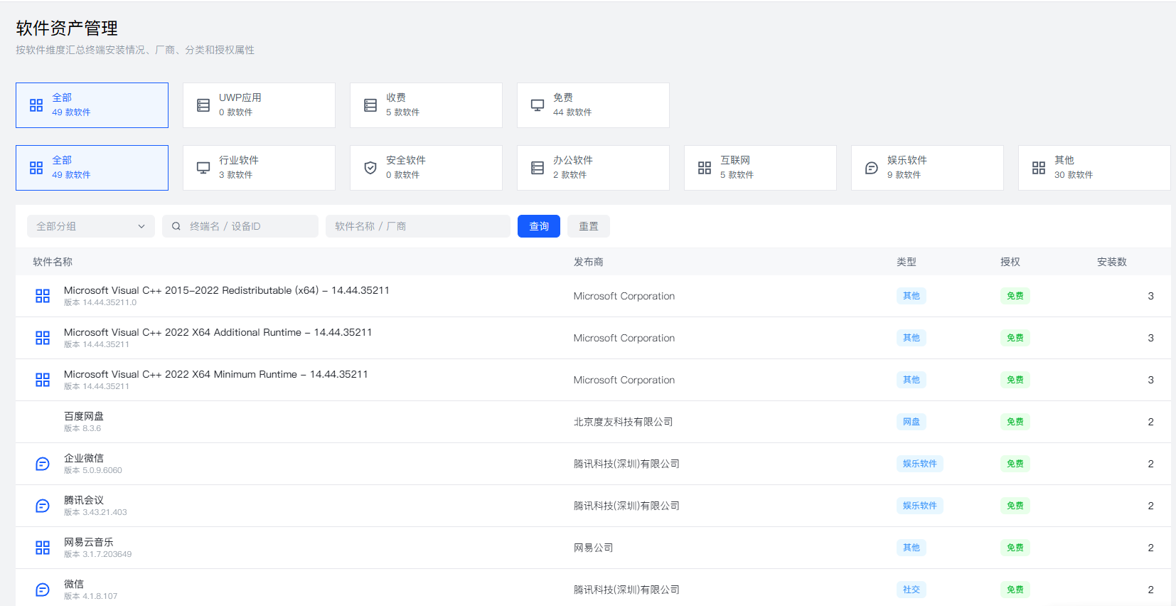 电脑软件怎么管控?仅放行授权软件,6 款管理系统盘点(图4) 电脑软件怎么管控?仅放行授权软件,6 款管理系统盘点(图4)