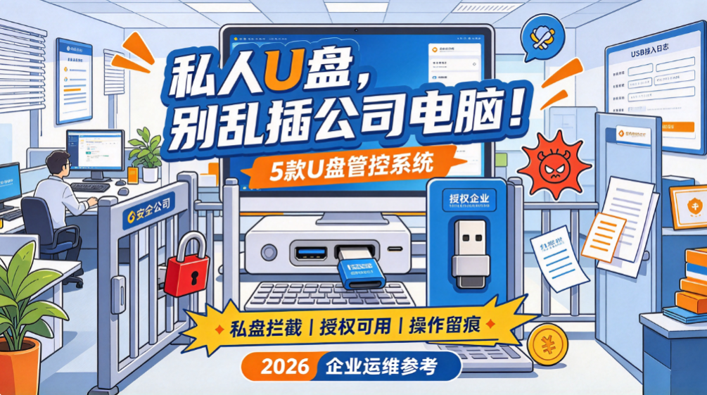 私人 U 盘随意插入怎么管控?5 款 U 盘禁用系统盘点(图1) image.png