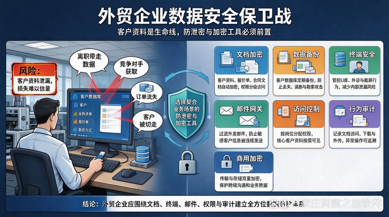 外贸企业如何保护客户资料？推荐七款机密文件加密软件，快来试试(图1)