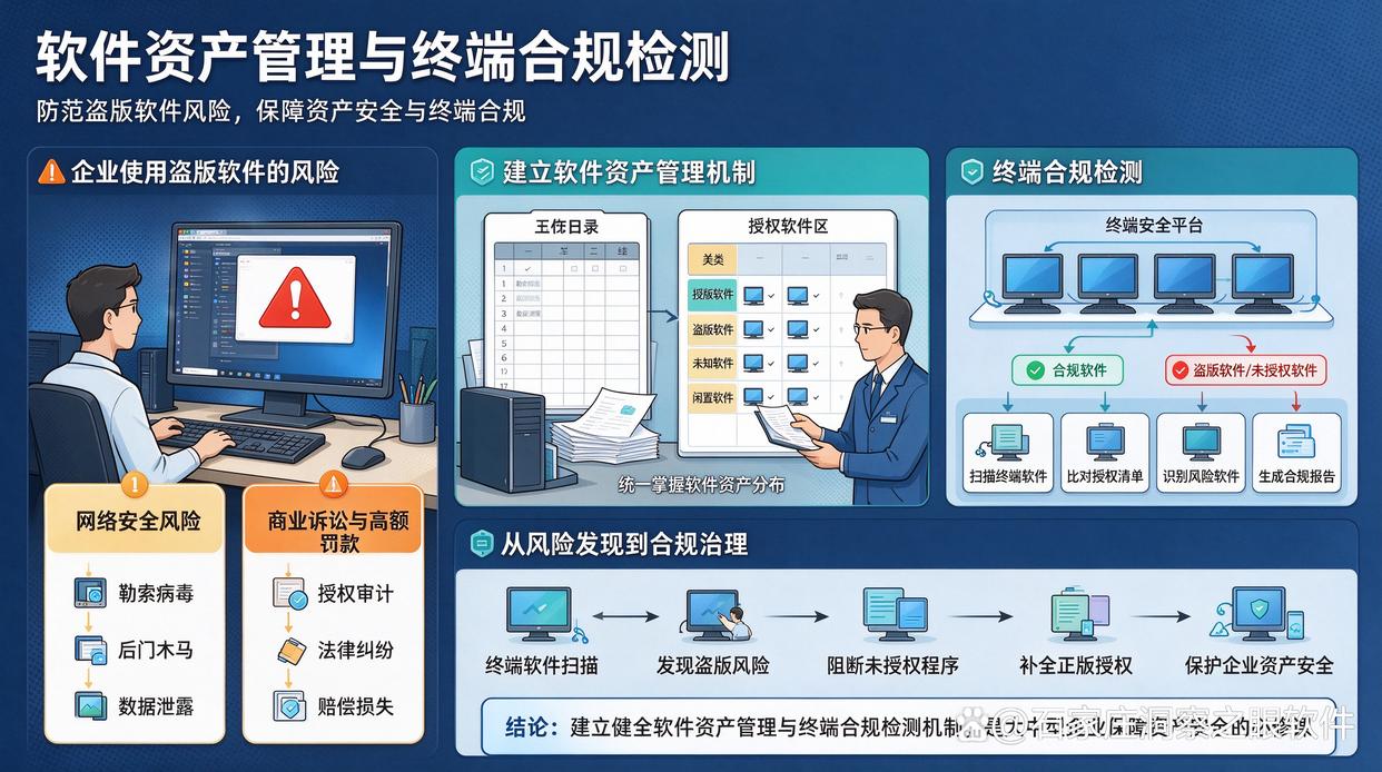 企业如何检测盗版软件？推荐6个盗版软件检测工具，码住必备