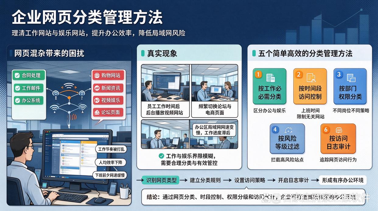 工作网站和娱乐网站混在一起？推荐5个管控方法，建议码住试试