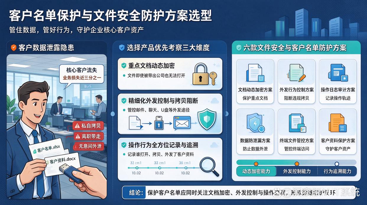 主要想保护客户名单，应该优先考察哪些产品？推荐六款文件加密软件，保护文件安全